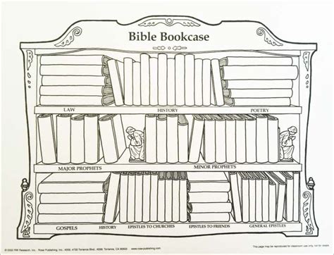 Bible bookcase templates