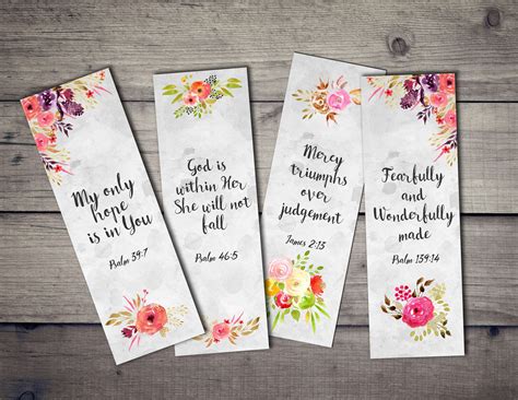 Bible Verse Bookmarks for Graduates