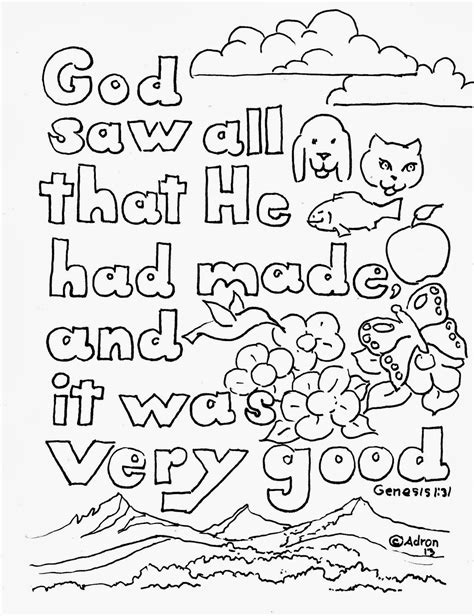 Biblical Coloring Pages for Children