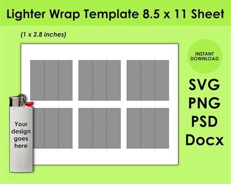 Bic Wrap Template Tutorials