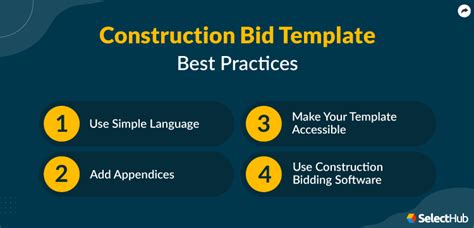 Bid Template Best Practices