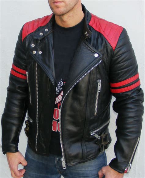 Biker leather jacket