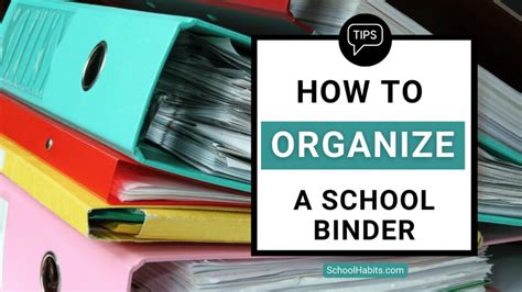 Binder Organization for School