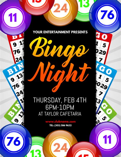 Bingo Flyer Template 6