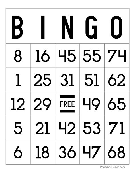 Bingo printables image