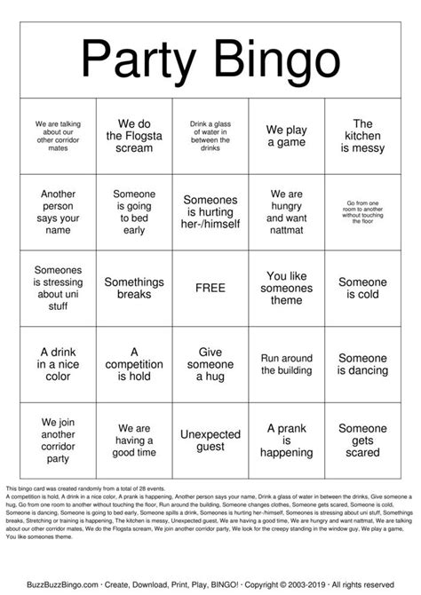 Bingo Printables for Parties Image 9