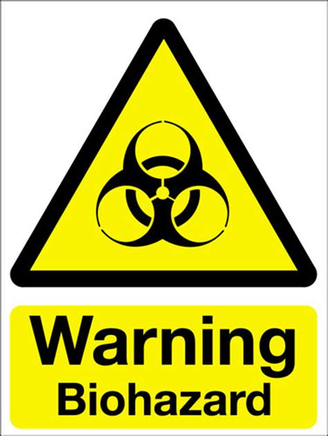 Description of Biohazard Signage