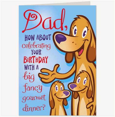 Birthday cards for dad printable