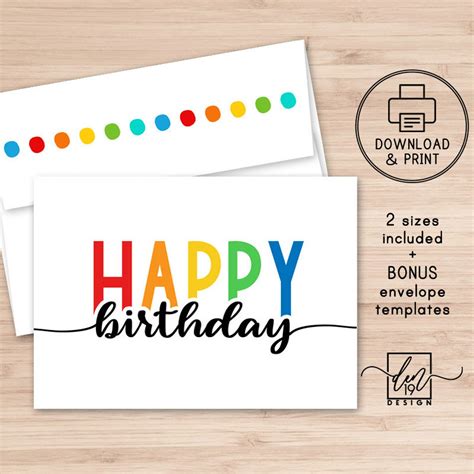 Birthday envelopes designed with Cricut