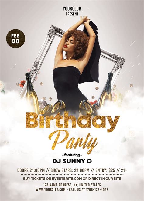 Description of Birthday Flyer Design Ideas