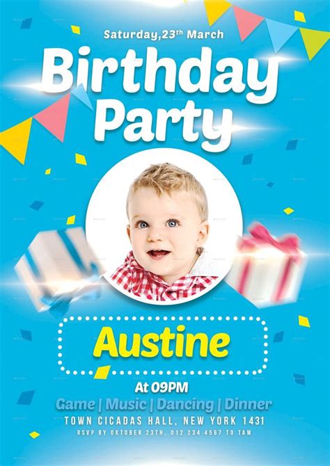 Birthday Flyer Template Word