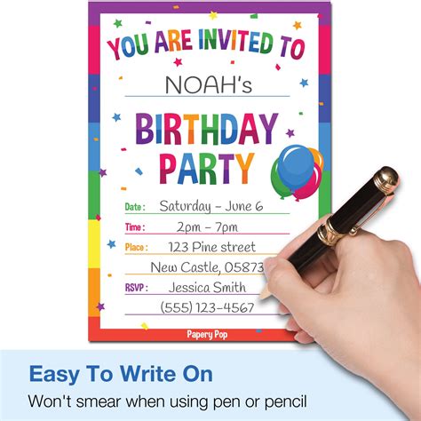 Birthday Invitation Ideas for Kids