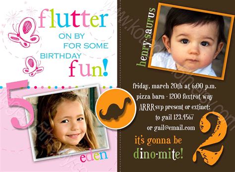 Birthday Invitation Templates for Different Ages