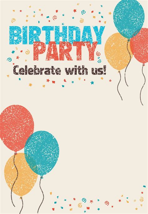 Birthday Party Template