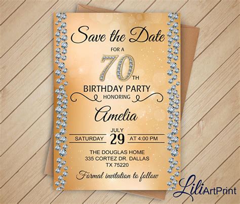 Birthday Save the Date Poster