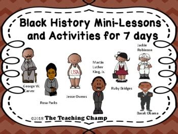 Black History Lesson Plans