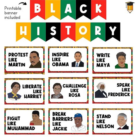 Black History Templates for Teachers