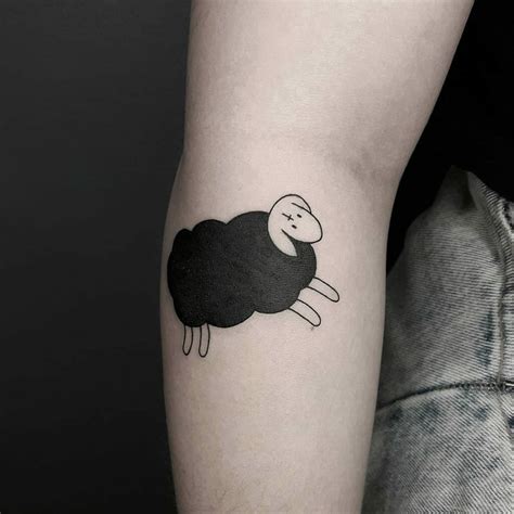 Black sheep tattoo design inspiration