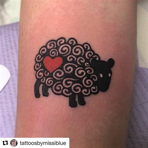 Black sheep tattoo styles