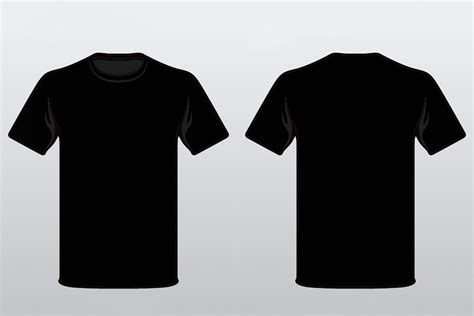 Black T Shirt Design Template