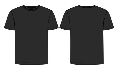 Black T Shirt Design Template