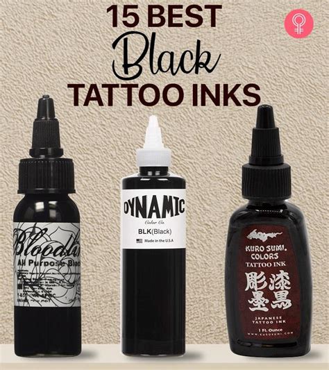 Black Tattoo Ink 2