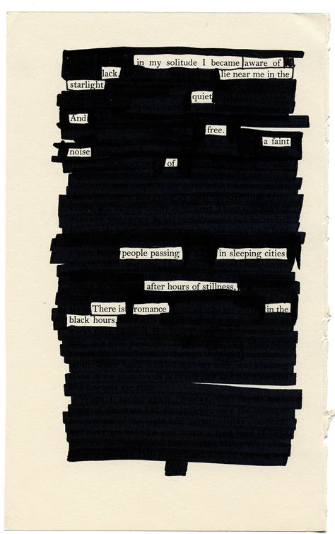 Blackout Poetry Inspiration