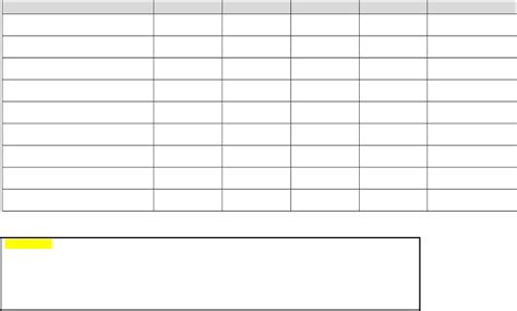 Blank Charts for Personal Use