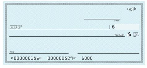 Blank check template download