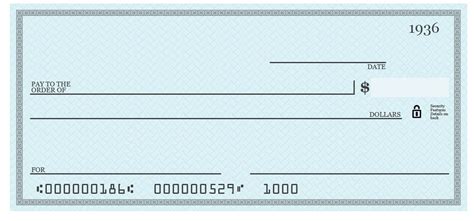 Blank Check Template