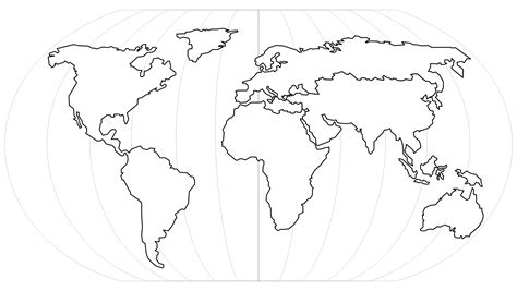 Blank Continent Map Image 3