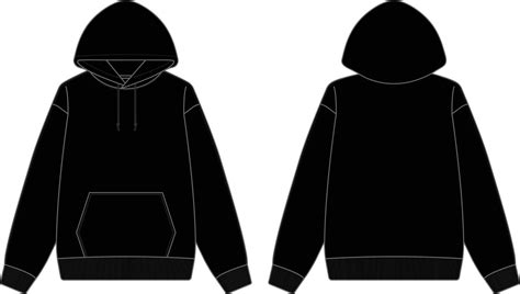 Blank Hoodie Design Template