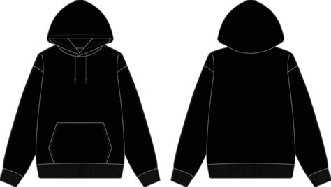 Blank Hoodie Template PNG