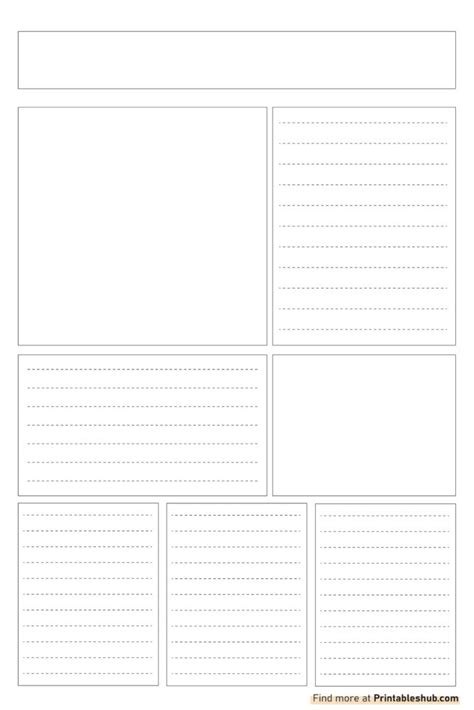 Blank Newspaper Template Printable