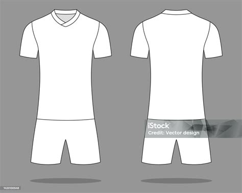 Blank Soccer Uniform Templates