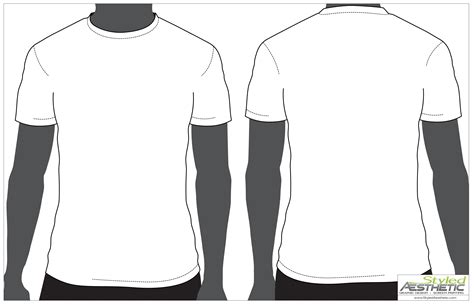 Blank T Shirt Template for Various Occasions