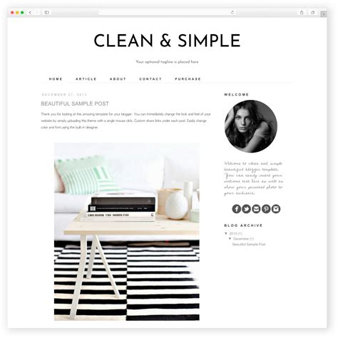 Blog Template