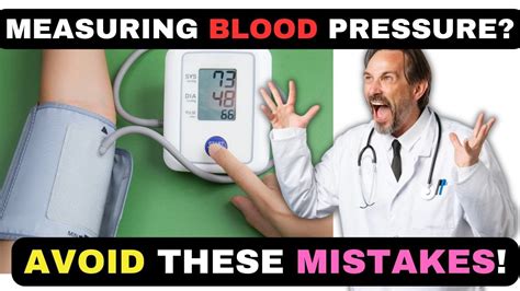 blood pressure mistakes