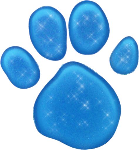 Blue's Clues paw print templates