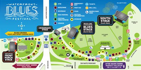 Blues Festival Map