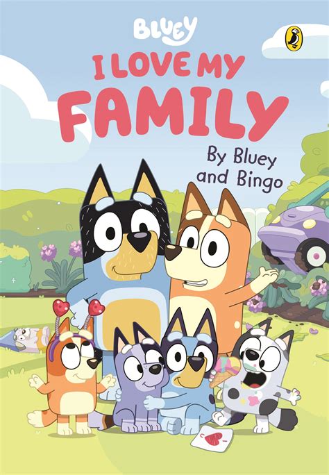 Bluey Family Colouring Page