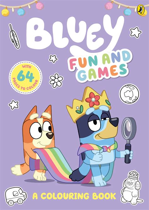 Bluey Fun Colouring Page