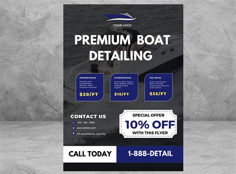 Boat Flyer Templates