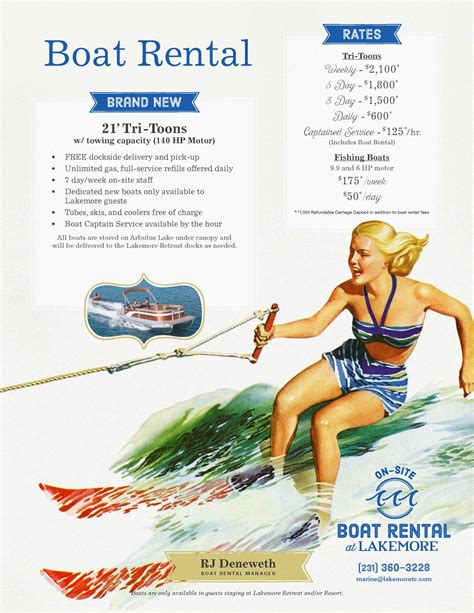 Boat Rental Flyer