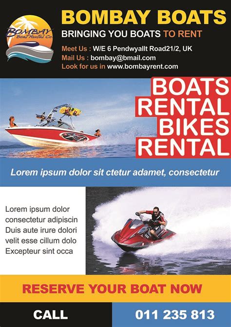 Boat Sales Flyer