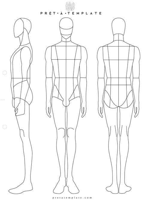 Body Type Male Fashion Template