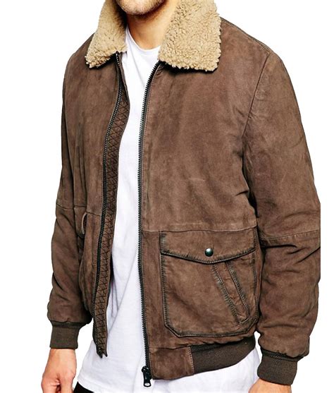 Bomber leather jacket