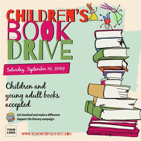 Book Drive Flyer Example