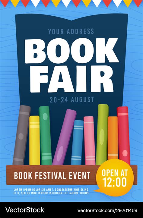 Book Fair Flyer Template Design Gallery 8