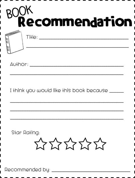 Book Recommendation Template